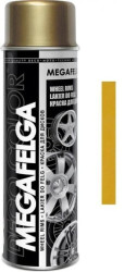 Farba do felg złoty lakier akrylowy spray 500ml MEGAFELGA G