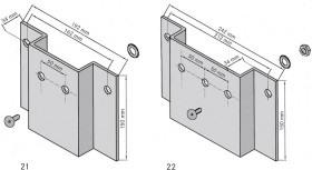 Akcesorium montażowe LAPP MONTAGEPLATTEN MKK 21 52026062, 1 szt.