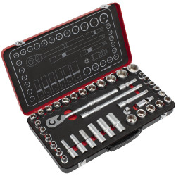 Sealey AK7925 Premier Platinum Metric/Imperial Socket Set 1/2&quot;Sq Drive 40pc