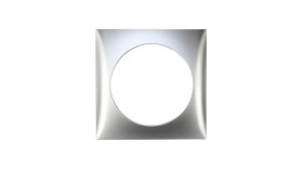 OUTLET FRAME 1-GANG MATT CHR