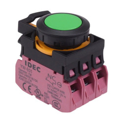 CW1B-A1E03G Green Maintained Push Button Switch 3NC IP65 IDEC