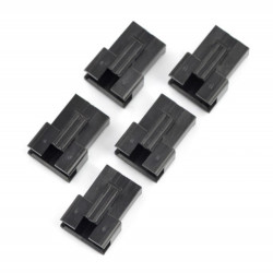 Obudowa wtyku męskiego 4-pinowego - raster 2,5mm - 5szt.