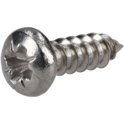R-TECH 337123 Pozi Pan Head Self-Tapping A2 S/St Screws No.4 3/8in 9.5mm - Pk100
