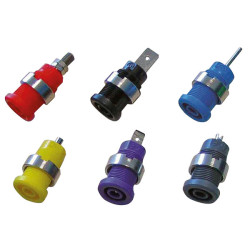 PJP 3275-I-N/AuNi Black Shrouded Socket (solder)