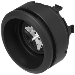 EAO 84-2101.0 Illuminated pushbutton-actuator black D25 plastic