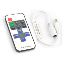 Sterownik taśm i pasków LED z pilotem RF - Mini - 11 klawiszy