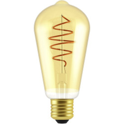 Nordlux 2080062758 Deco Spiral LED Bulb 5W Gold Dimmable E-27 1 piece