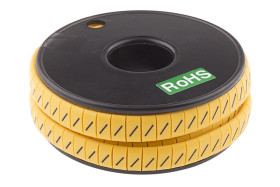 Oznaczniki kabli Wsuwany RS PRO zakres 3.5 → 7mm ilość 500