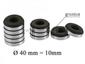Nóga tworzywa / guma NS30 fi= 40mm wys= 10mm