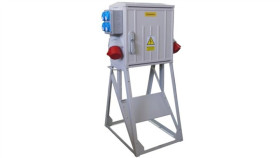 Rozdzielnica Budowlana Erb40ac1 Na Stojaku, Ip54, Gniazda: 1X Cee 32A, 2X Cee...