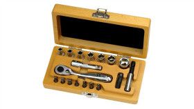 Zestaw Mini Grzechotka 1/4 Z Nasadkami I Bitami Felo Xs Classic 18 Elementów...