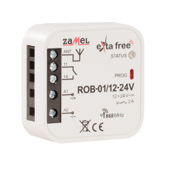 Radiowy odbiornik bramowy ROB-01/12-24V EXTA FREE