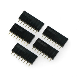 Gniazdo żeńskie 1x8 raster 2,54mm dla Arduino - 5szt.