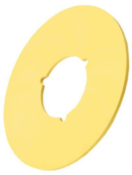 ABB E-Sign 32.5 2TLA030054R1000 Pokrywa (Ø x W) 60 mm x 60 mm EMERGENCY STOP żółty 1 szt.