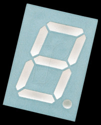 SC39-11GWA 7-segment display, green, 10.0mm, according to cathode
