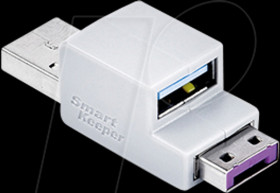 LK03PL Cable lock, USB type A, purple