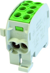 Blok rozdzielczy 1-potencjałowy łączony SCB 35-Cu (80210) SIMBLOCK 2x4-35mm2, 2x2,5-25mm2 zielony 81504005