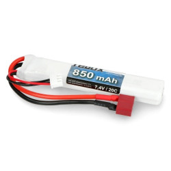 Pakiet Li-Pol Redox 850mAh 20C 2S 7,4V