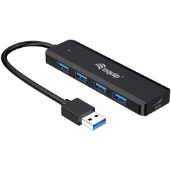 Equip 128959 USB 3.2 Gen 1 Hub 4-Port Adapter USB-C Black