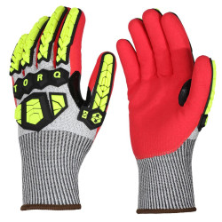 Rękawice robocze rozmiar: XL materiał: HPPE rozmiar 13, Nylon, Włókno stalowe zastosowanie: Ochrona przed przecięciem,