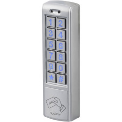Sygonix SY-6421352 RFID keypad 12/24V DC/AC IP66 backlit secure access