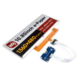 10.85" e-Paper Display (G) with HAT for Raspberry Pi