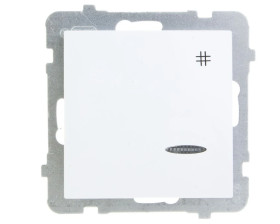 AS Łącznik krzyżowy z podświetleniem biały ŁP-4GS/m/00