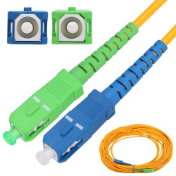Patchcord Jednomodowy, Simplex, G652D, 3mm, 2m Extralink SC/APC-SC/UPC
