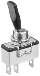 Przełącznik Wł.-wł. średnica wycięcia 12.2mm SPDT APEM Montaż panelowy długość przełącznika 17.5mm