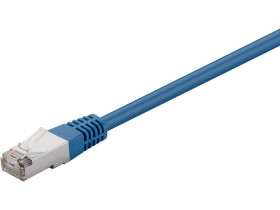 CAT 5e kabel krosowy, F/UTP, Niebieski