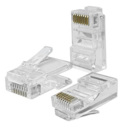 Qoltec Wtyk złącze modularne RJ45 CAT5e UTP Pozłacane styki 10 sztuk