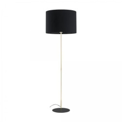 Stylowa lampa podłogowa z czarnym abażurem UMBERTO E27 16029 TK Lighting