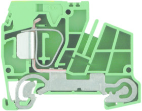 Protective conductor terminal, spring balancer connection, 1.5-16 mm², 1 pole, 8 kV, yellow/green, 1772960000