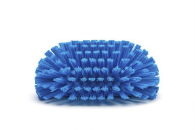 Szczotka do szorowania, dł. włosia: 40mm, Twardy, Niebieski, Poliester, zastosowanie: Czyszczenie przemysłowe, Szczotka