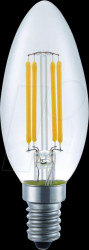 LX023840309-1 E14 LED lamp, 4 W, 350 lm, 2200 K, filament, dimmable