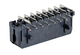 Listwa stykowa PCB 16-pinowe Micro-Fit 3.0 raster: 3 mm Kąt prosty 2-rzędowe Molex Otwór przelotowy 600 V W osłonie