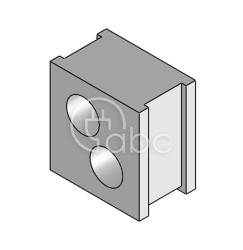 Moduł uszczelniający QT multi, QT 2/7, z otworami 2x7-7 mm, 42578