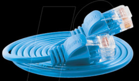 PKW-LIGHT-K6 1.5 BL Cat.6 SLIM light cable, U/UTP, 1,5 m, blue