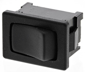 Przełącznik kołyskowy Chwilowy Nie 4 A Jednobiegunowe normalnie otwarte (SPNO) Czarny IP40 Marquardt