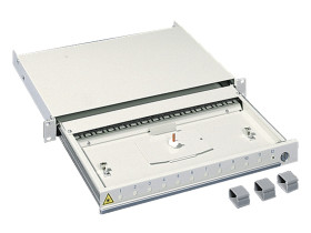 Panel krosowniczy, obudowa, 1U Rittal