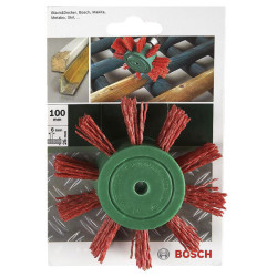 Bosch 2609256543 Nylon Wheel Brush &#xD8; 100mm Shank &#xD8; 6mm