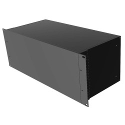 Hammond RM4U1908SBK Rack Mounted Enclosure 203x421x178mm Aluminium Black