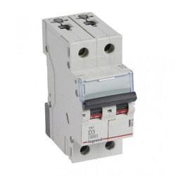 Wyłącznik nadprądowy 2P D 3A 6kA AC S302 TX3 403732