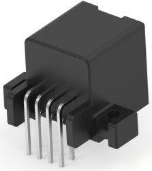 Plug, 8 pole, angled, 2 rows, black, 174049-2
