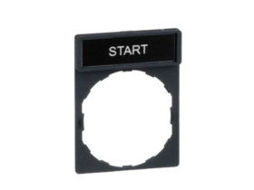 Ramka 30X40mm do mocowania etykiet o wymiarach 8X27mm "START" ZBY2303 SCHNEIDER ELECTRIC