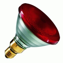 R122 RB 100W PAR38 Red E27 230V Philips 0523