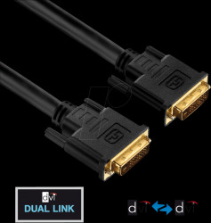 PI4200-200 DVI cable - dual link - PureInstall series 20.00 m