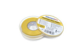 Taśma izolacyjna Żółty szerokość: 19mm grubość: 0.18mm długość: 20m PVC HellermannTyton