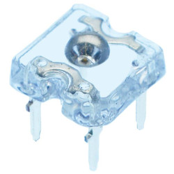 Blue 3mm Superflux Water Clear LED 90°