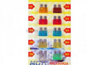 Zestaw - bezp. płaski sam. UNI 5-30A 10szt.